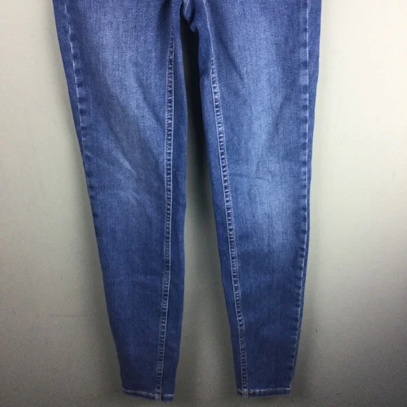 NWOT Free People Riley Seamed Daybreak Wash Mid-Rise Ankle Skinny Jeans Size 24 - Picture 6 of 12